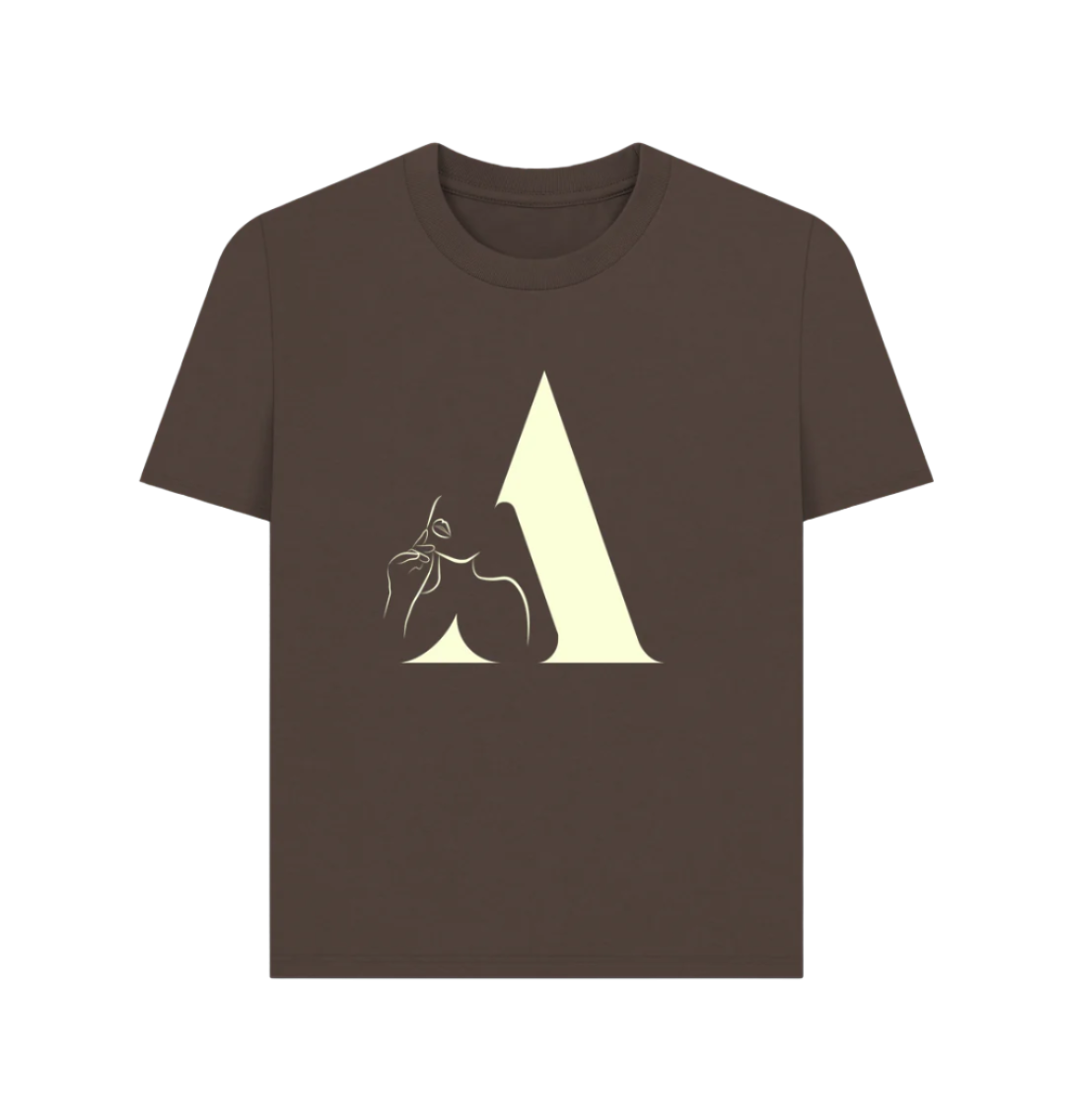 Chocolate Women's T-shirt | 100% GOTS Certified Organic Cotton - FTS_003