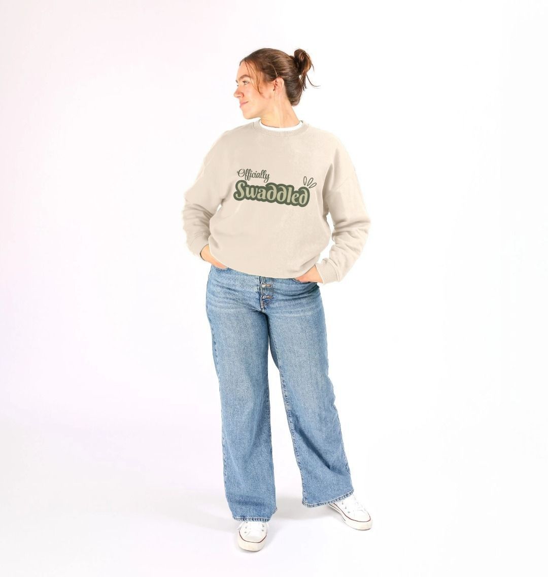 Women's Oversized Jumper | 100% GOTS Certified Organic Cotton - WOJ_003