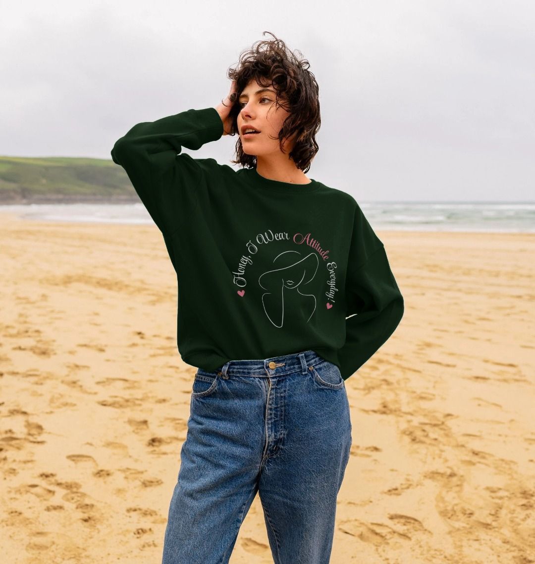 Women's Oversized Jumper | 100% GOTS Certified Organic Cotton - WOJ_002